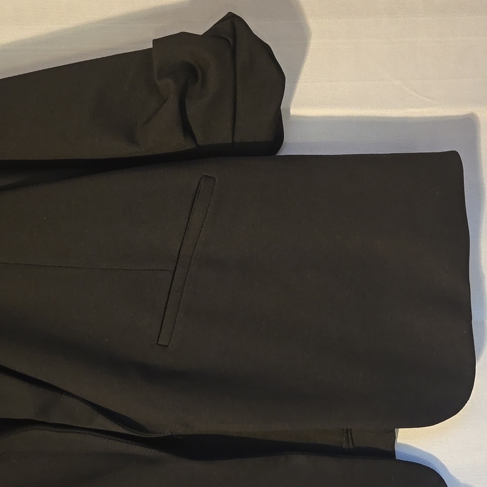Womens Nine West Black Ponte Blazer Sz Large Petite NWT - Picture 2 of 7